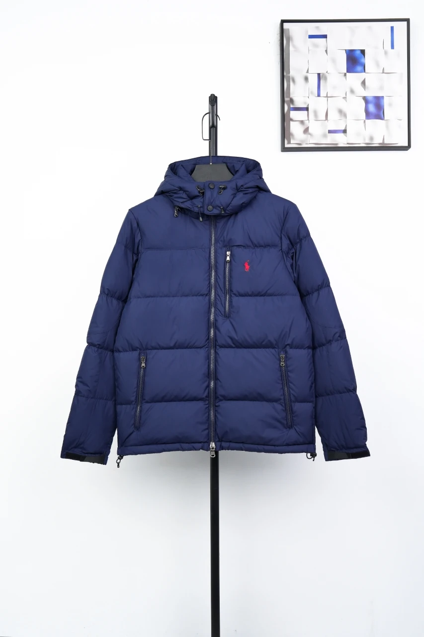 Ralph Lauren Blue Pony Embroidered Hooded Down Jacket product photo from LabelPicks