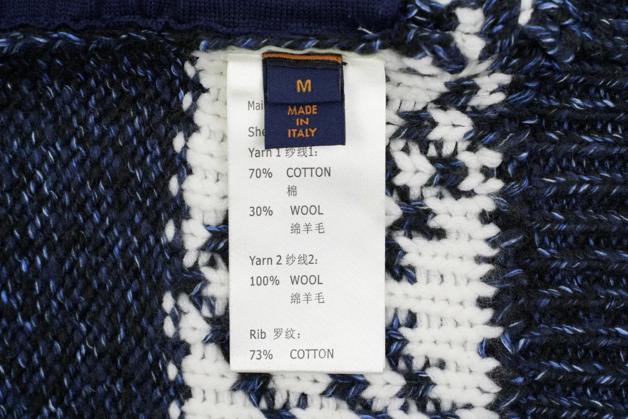 Louis Vuitton Navy Koi Sakura Zip Sweater Jacket product photo from LabelPicks