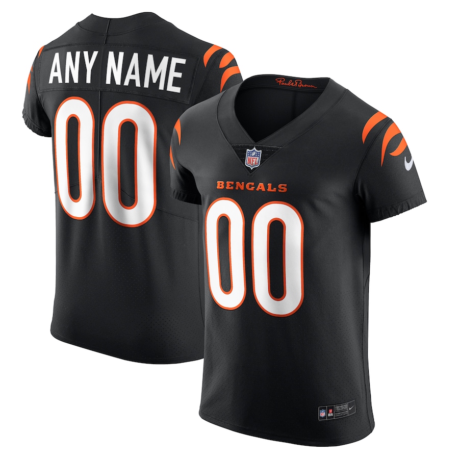 Cincinnati Bengals Nike Vapor Elite Custom Jersey - Black