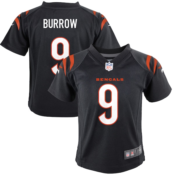 Joe Burrow Cincinnati Bengals Nike Toddler Game Jersey - Black