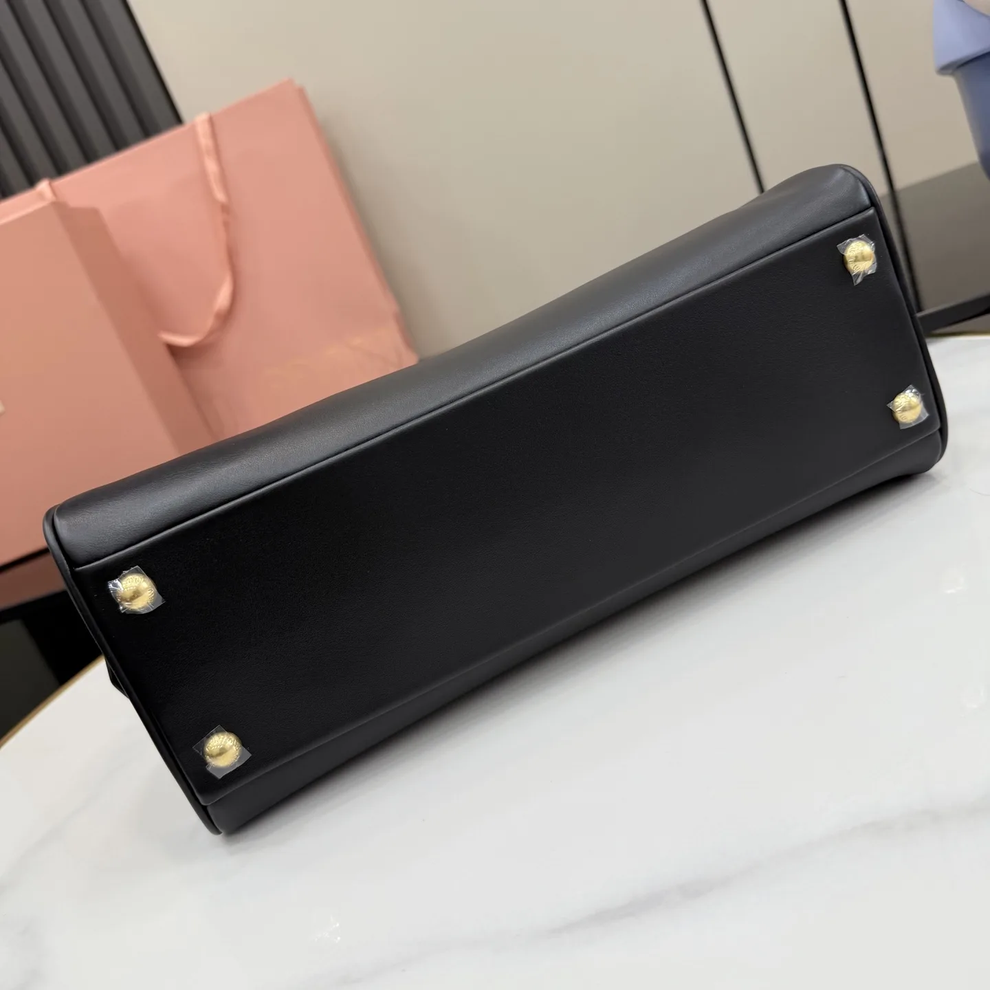 Miu Miu Black Calfskin Top Handle Bag product photo from LabelPicks