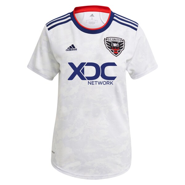 Russell Canouse D.C. United adidas Women's 2022 The Marble Replica Player Jersey - White