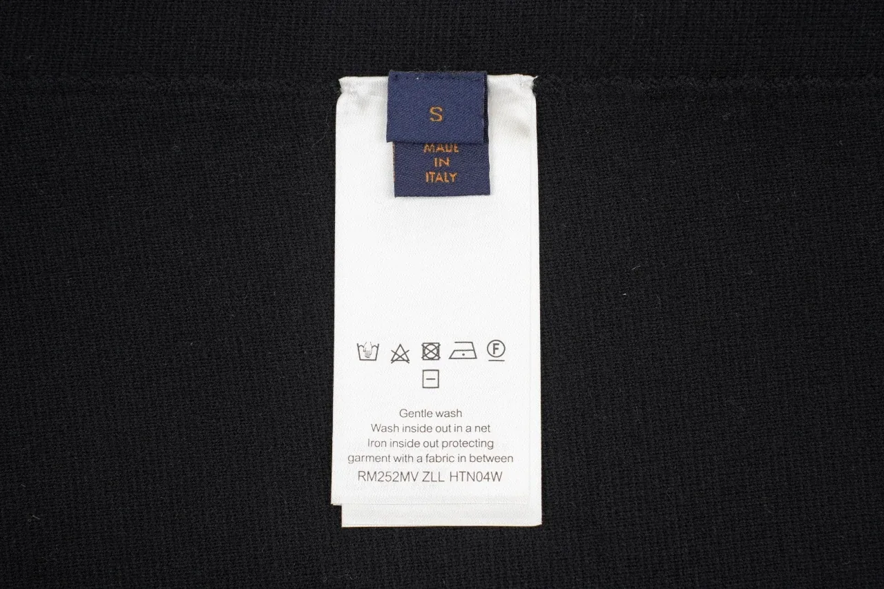 Louis Vuitton Black Collegiate Knit Cardigan Jacket product photo from LabelPicks