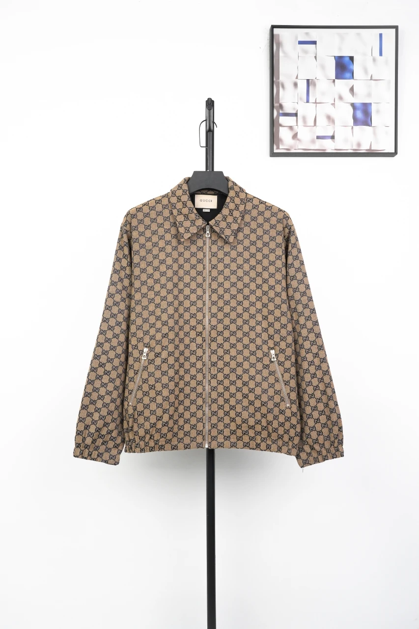 GUCCI Ebony GG Jacquard Cotton Jacket product photo from LabelPicks