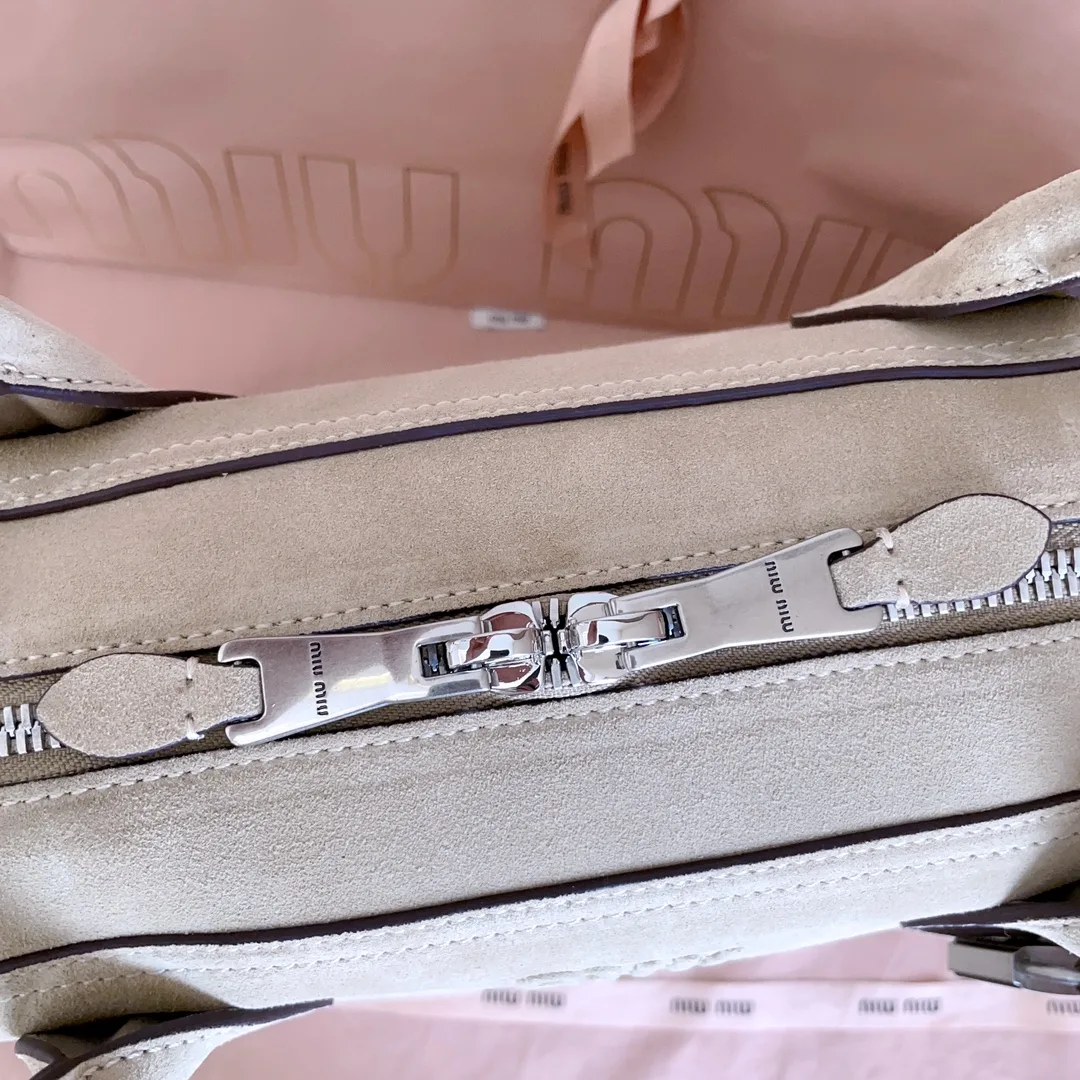 Miu Miu Vivant Suede Leather Top Handle Bag product photo from LabelPicks