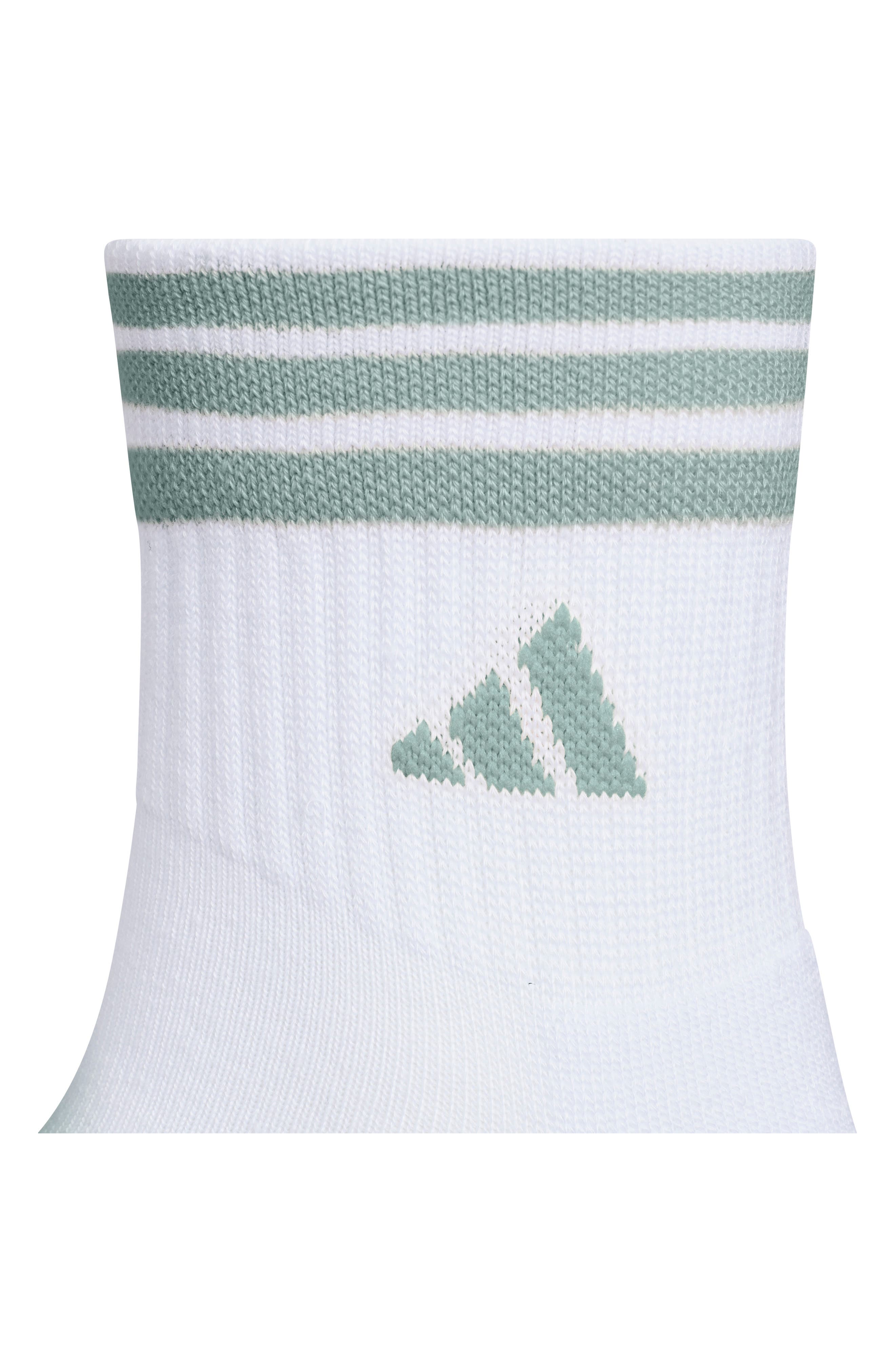 adidas 3-Stripe 4.0 3-Pack High Quarter Socks
