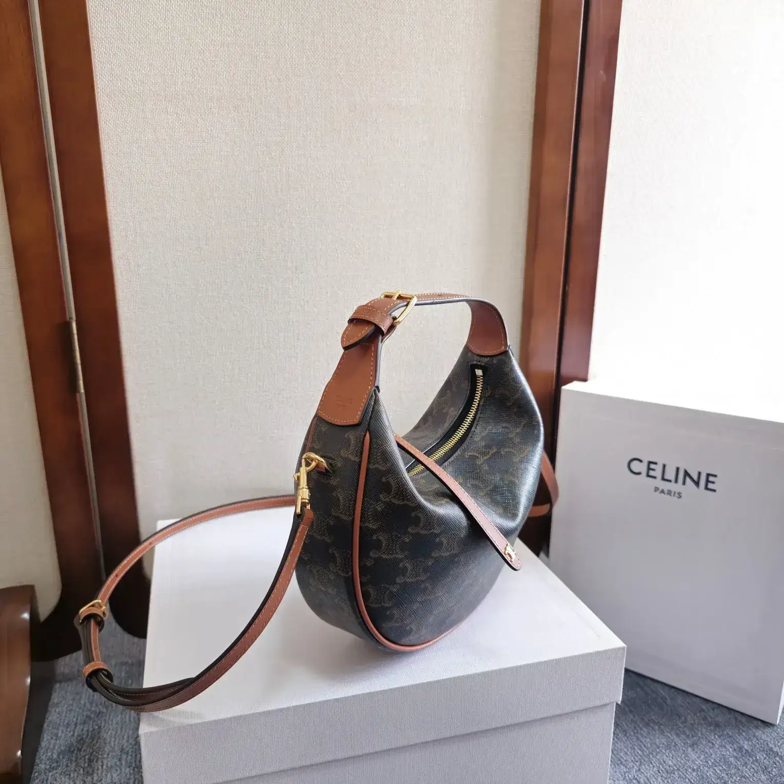 Celine Triomphe Canvas Hobo Bag product photo from LabelPicks