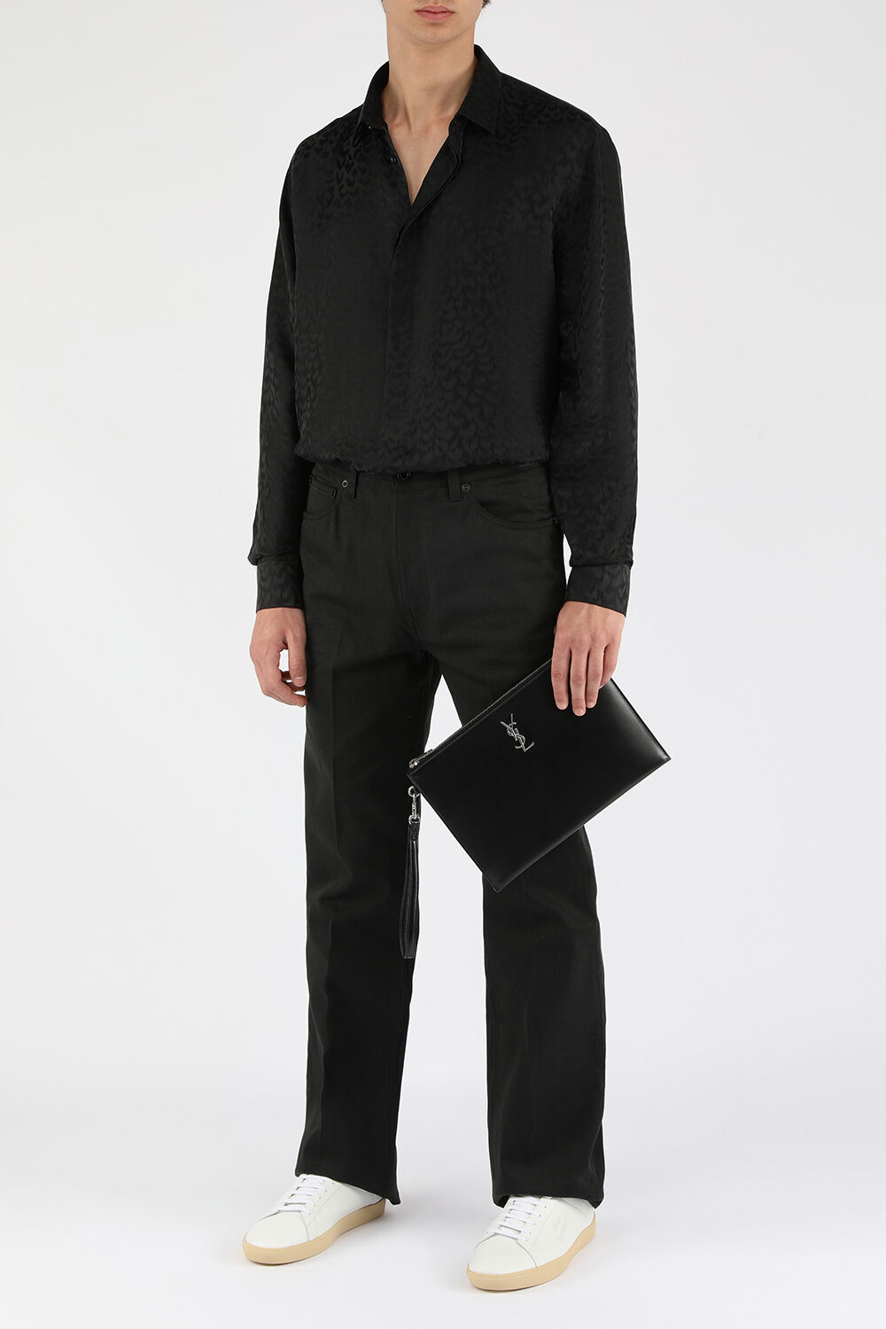 SAINT LAURENT מכנסיים מחוייטים קלייד