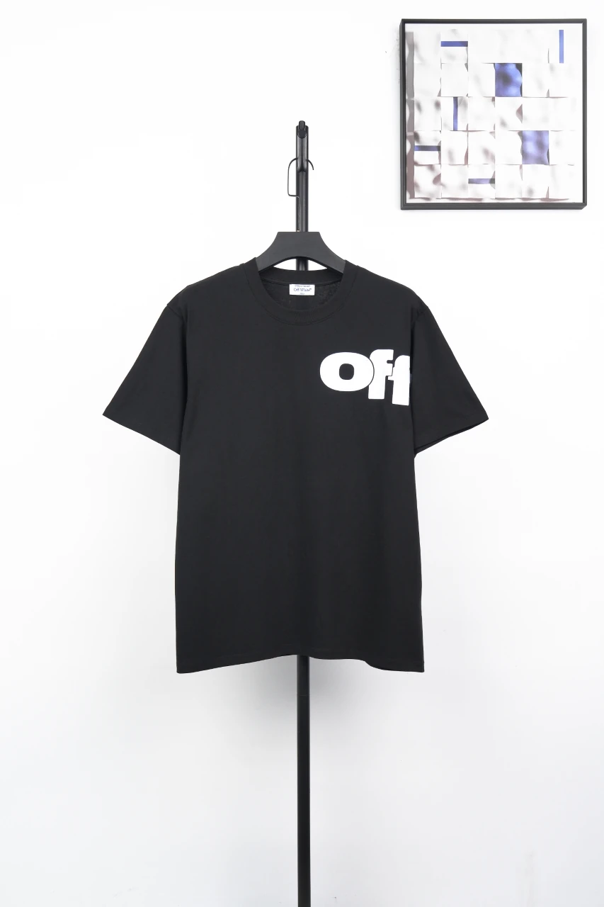 Off-White Black Bold Letter Logo T-Shirt product photo from LabelPicks