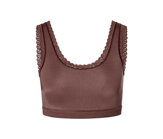 Bustier, kastanie