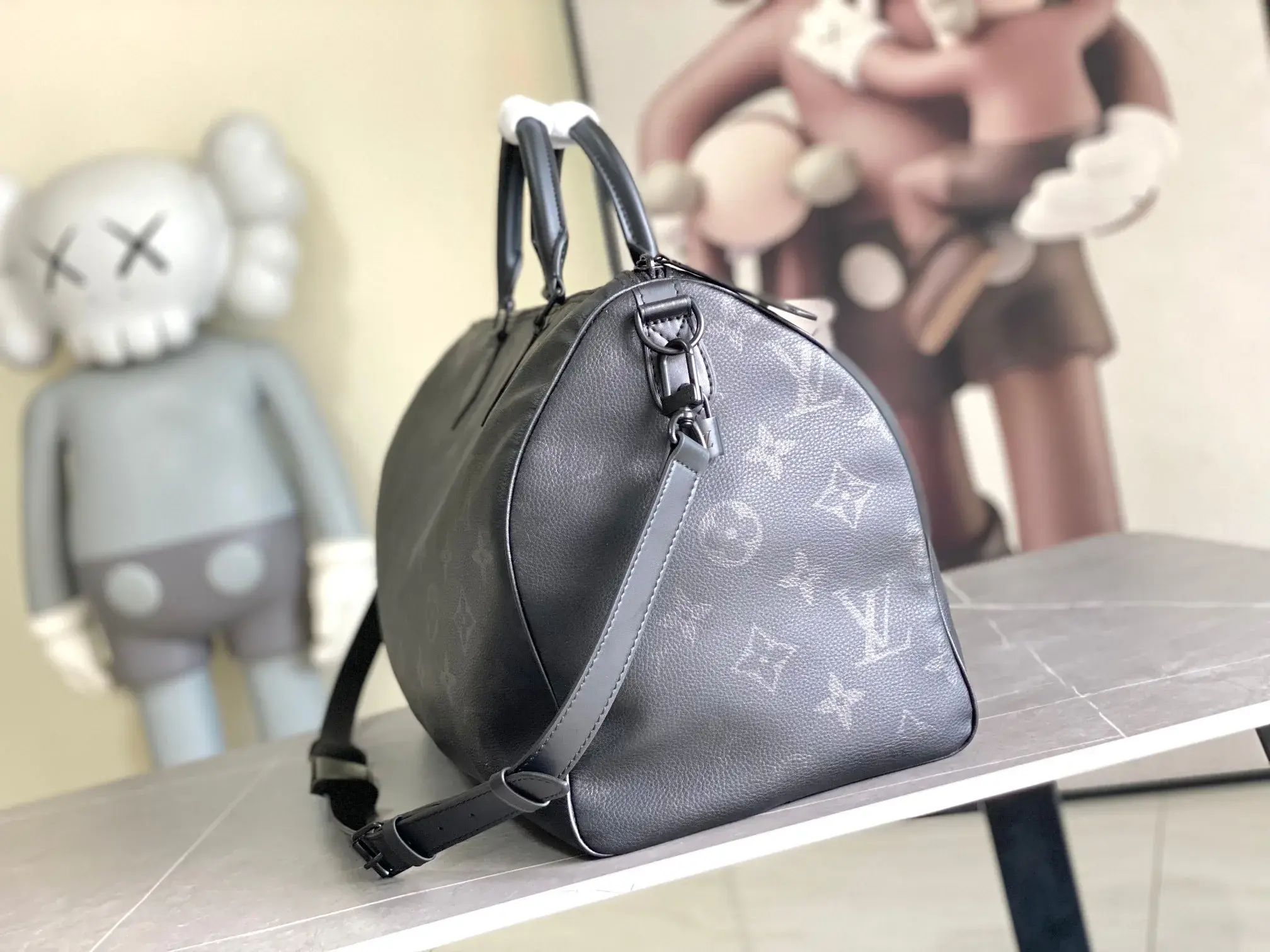 Louis Vuitton Black Speedy Lambskin Top Handle Bag product photo from LabelPicks