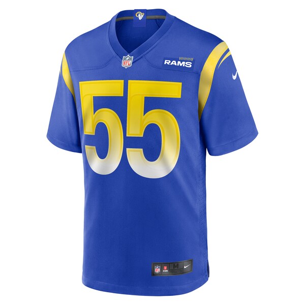 Braden Fiske Los Angeles Rams Nike Team Game Jersey -  Royal