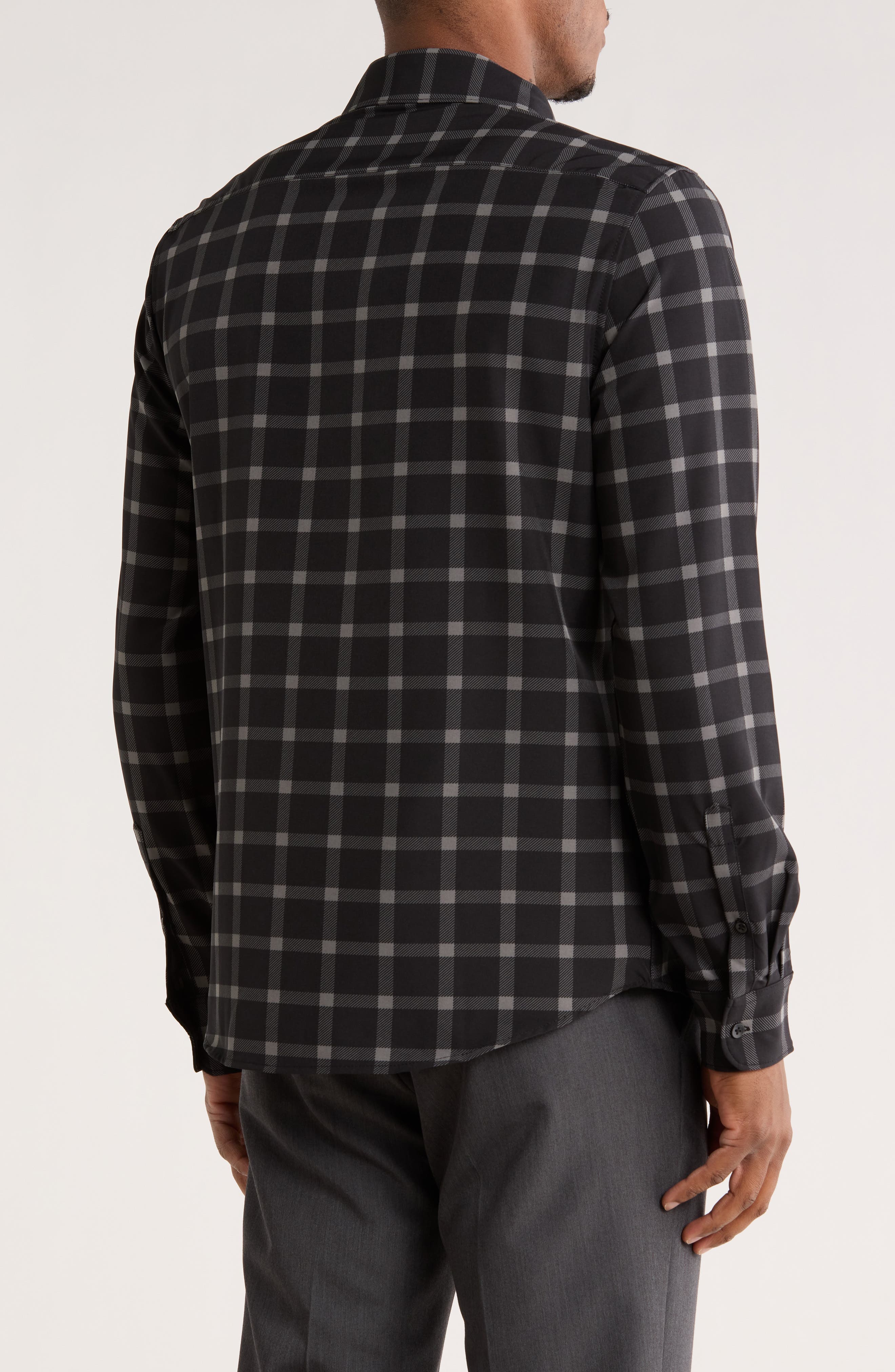 DENIM AND FLOWER Stretch Tech Dress Shirt