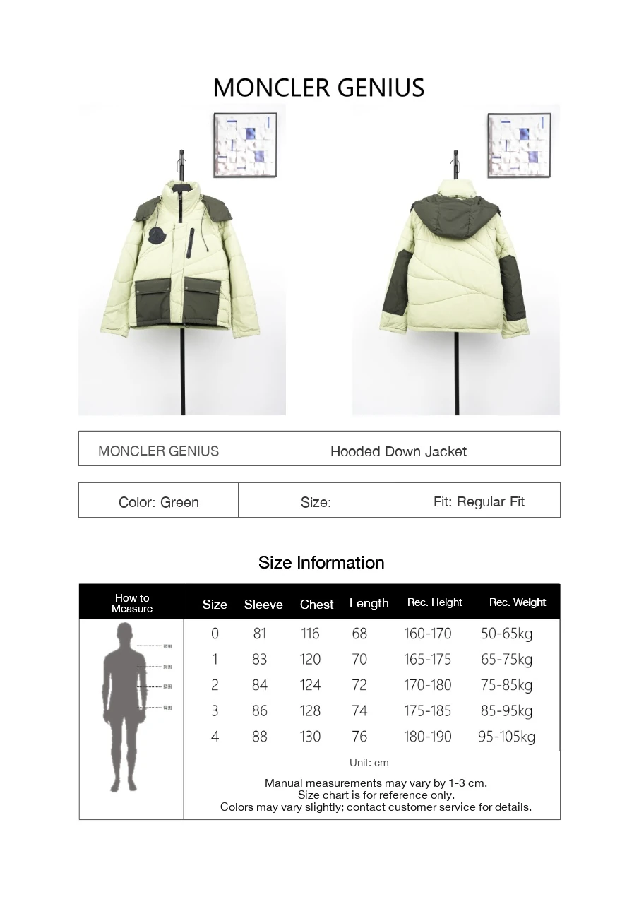 Moncler Pale Green Utility Hooded Down Jacket product photo from LabelPicks