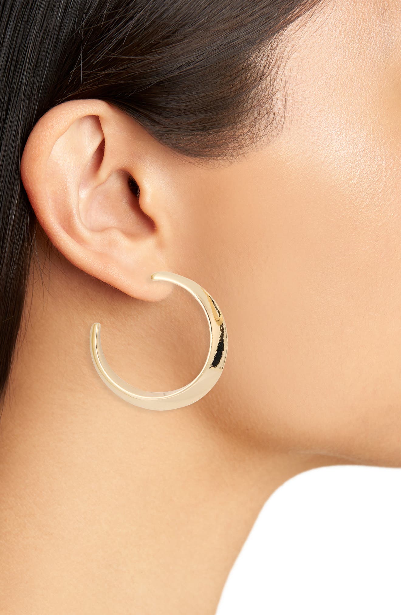 NORDSTROM RACK Angled Hoop Earrings