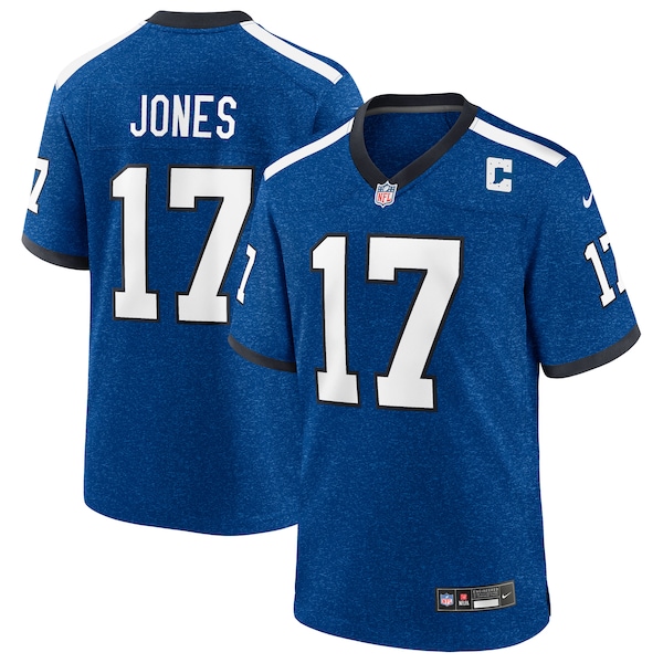 Daniel Jones Indianapolis Colts Nike Alternate 2 Indiana Nights Game Jersey -  Heather Royal/Royal