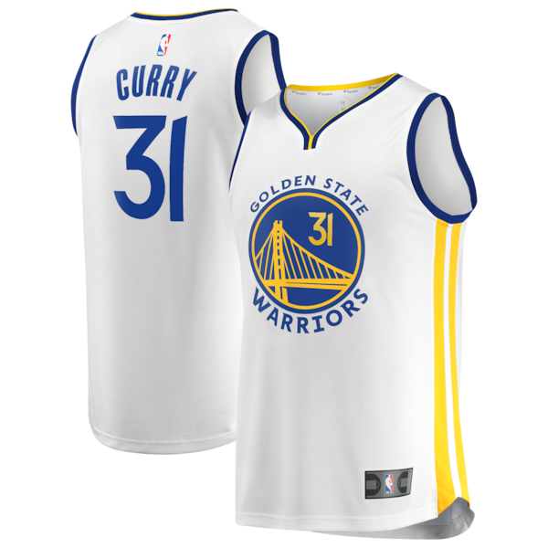 Seth Curry Golden State Warriors  Fast Break Replica Jersey - White - Association Edition