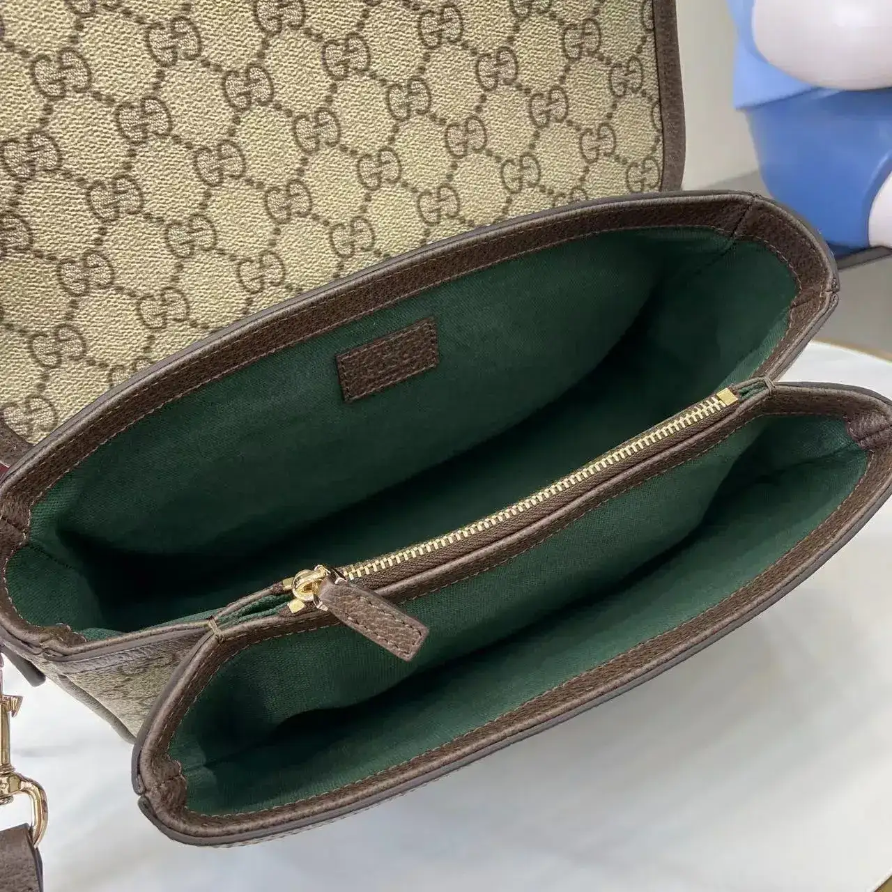 Gucci Ophidia Brown GG Supreme Canvas Crossbody Bag product photo from LabelPicks