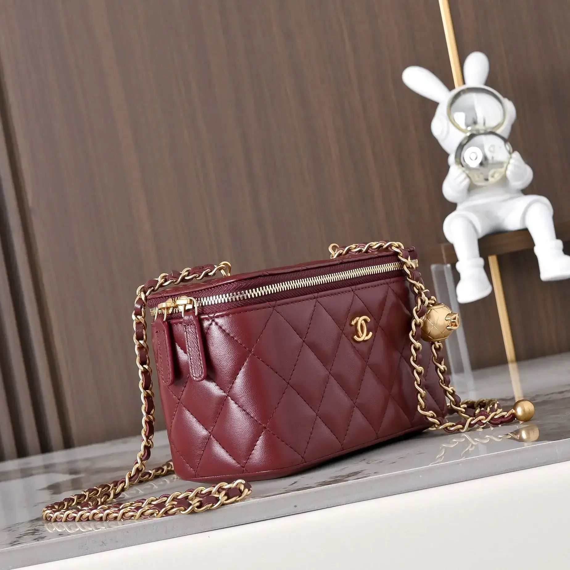 Chanel Burgundy Top Handle Bag product photo from LabelPicks