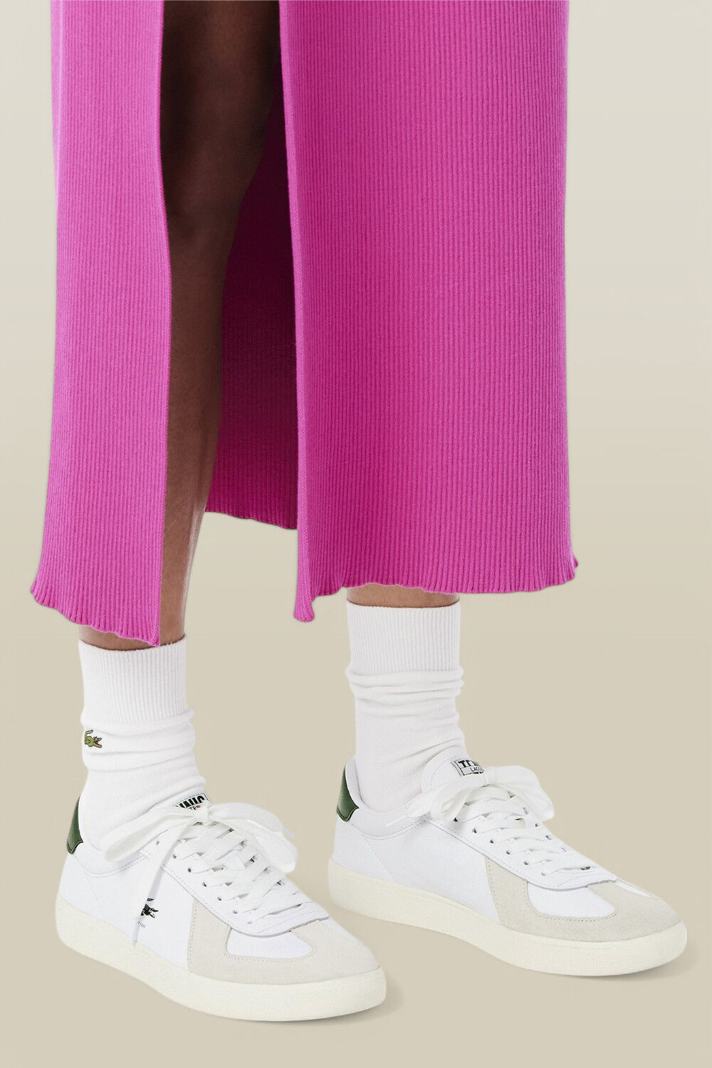 LACOSTE נעלי סניקרס בייסשוט פרו