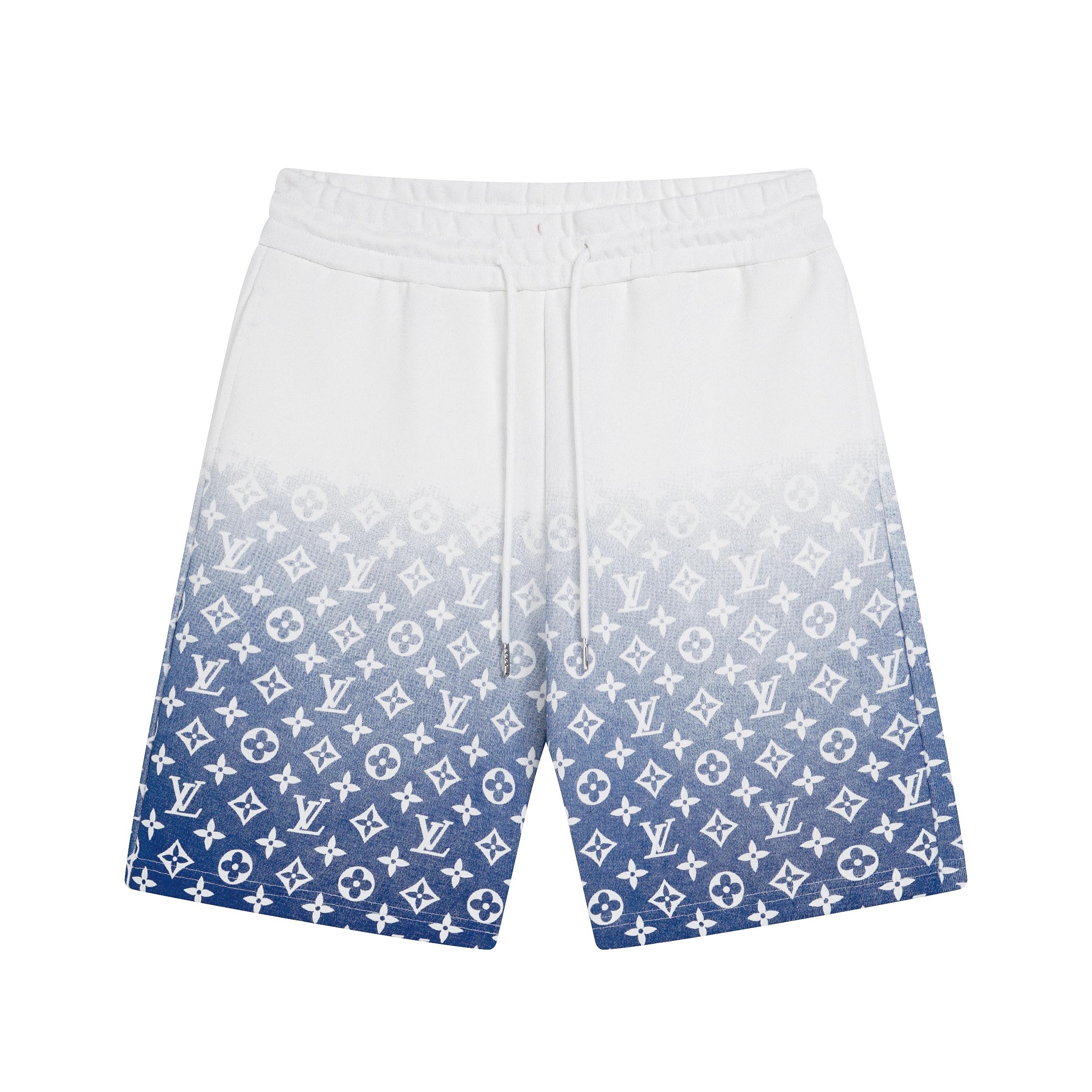 Gradient printed shorts