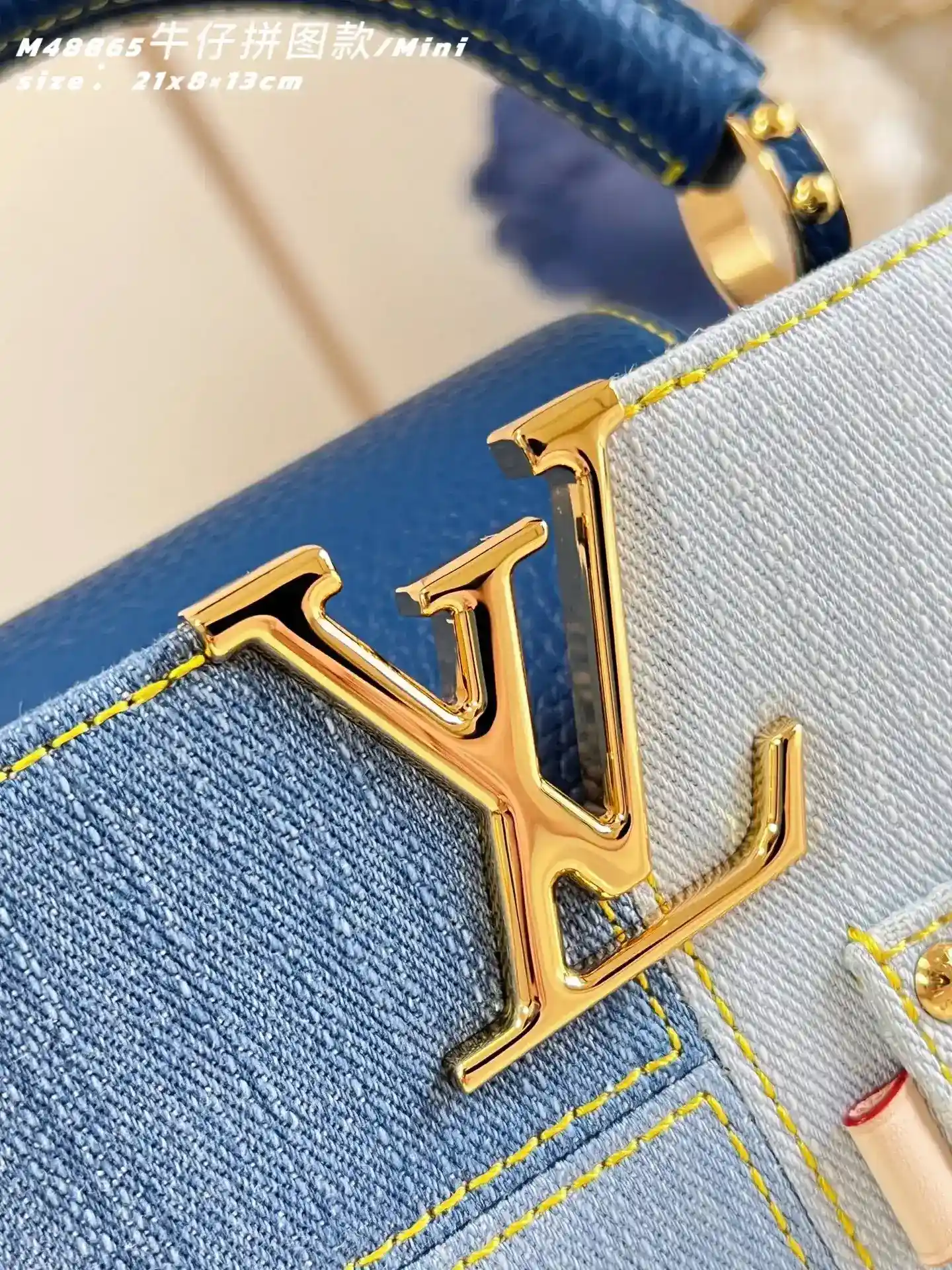 Louis Vuitton Capucines Denim Top Handle Bag product photo from LabelPicks