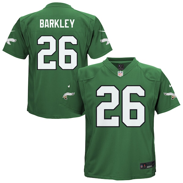 Saquon Barkley Philadelphia Eagles Nike Preschool Alternate Player Game Jersey - Kelly Green/Green