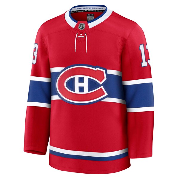 Cole Caufield Montreal Canadiens  Home Premium Jersey - Red