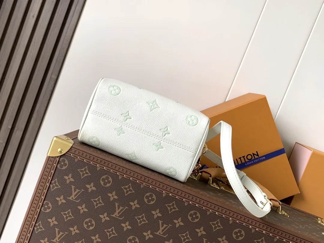 Louis Vuitton Speedy White Calfskin Top Handle Bag product photo from LabelPicks