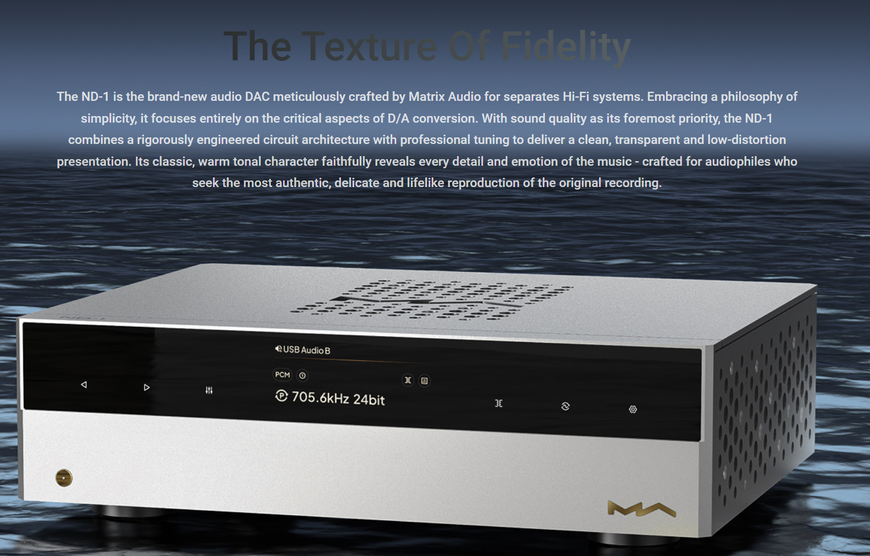 Matrix Audio NT-1 DAC DAP High Fidelity Music Player Brand New - GreshamTech