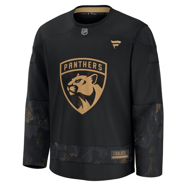 Florida Panthers  2024 Military Appreciation Practice Jersey - Black