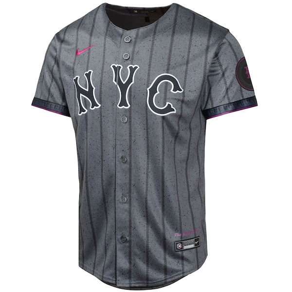 Francisco Lindor New York Mets Nike Youth 2024 City Connect Limited Player Jersey - Graphite