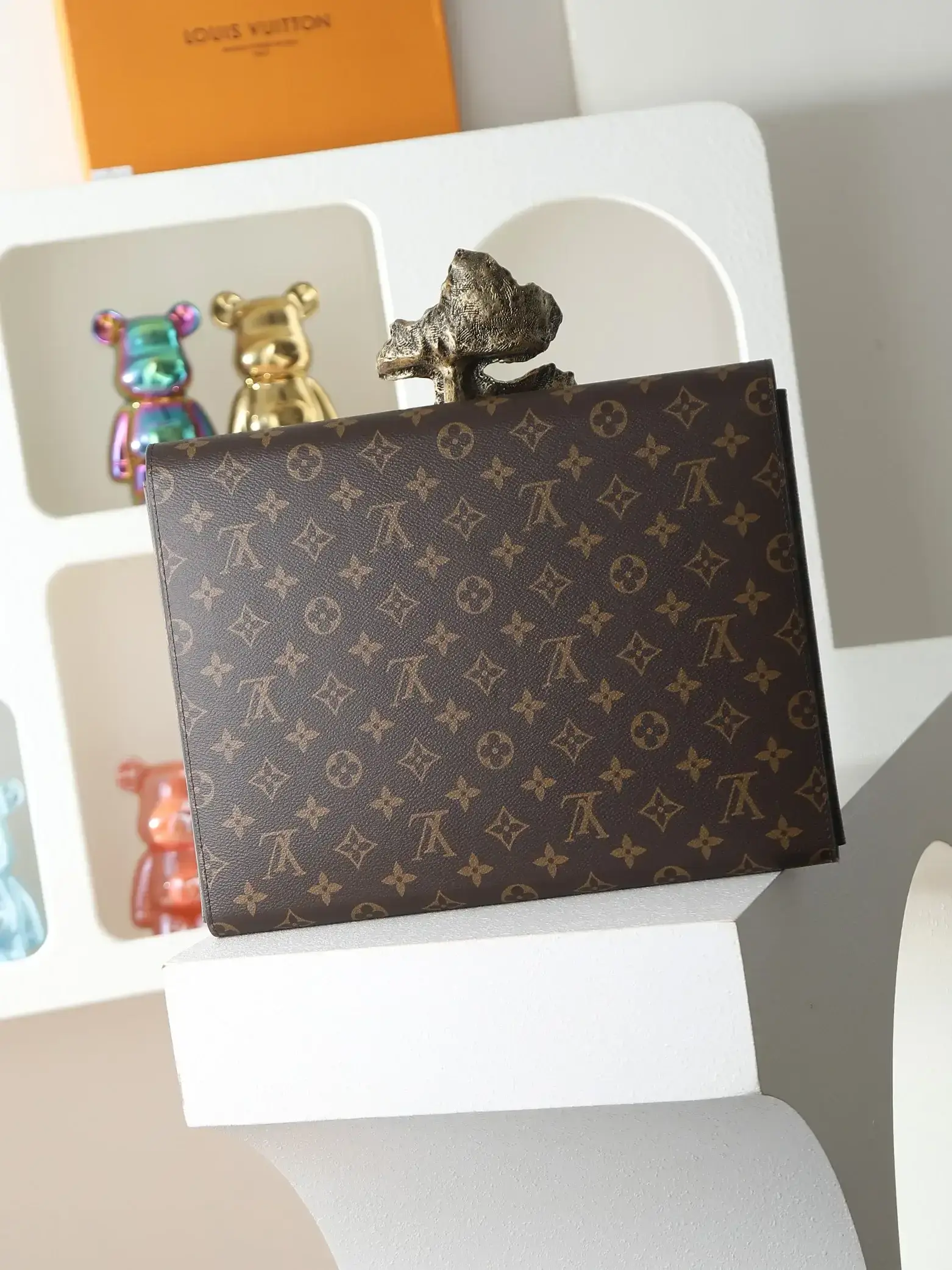 Louis Vuitton Brown Monogram Canvas Clutch product photo from LabelPicks