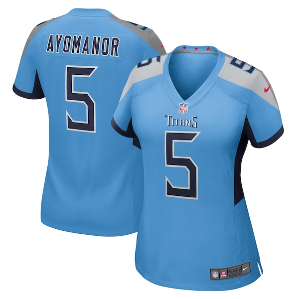 Elic Ayomanor Tennessee Titans Nike Women's Team Game Jersey -  Light Blue
