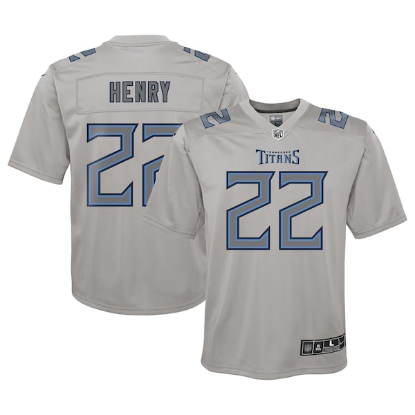 Derrick Henry Tennessee Titans Nike Youth Atmosphere Game Jersey - Gray