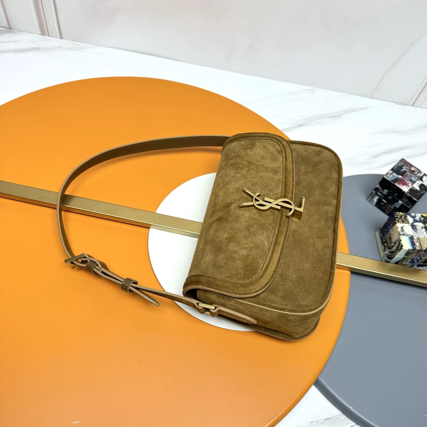 Saint Laurent Lambskin Shoulder Bag product photo from LabelPicks