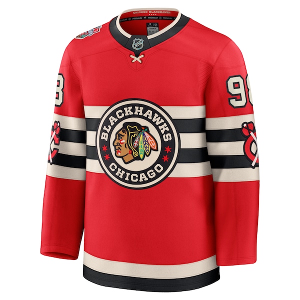 Connor Bedard Chicago Blackhawks  2025 NHL Winter Classic Premium Player Jersey - Red