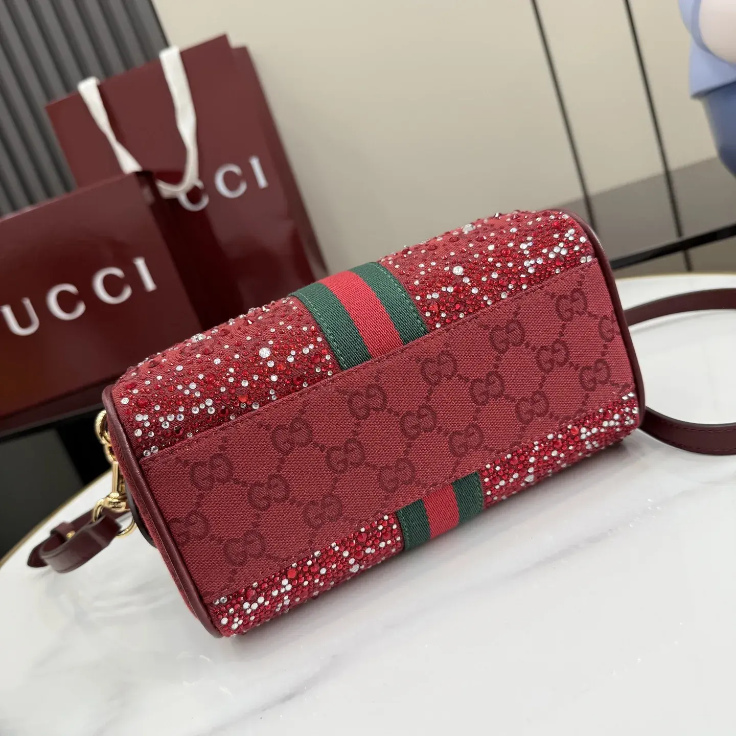 Gucci Ophidia GG Supreme Canvas Top Handle Bag product photo from LabelPicks