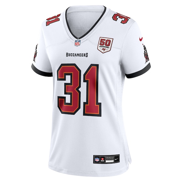 Antoine Winfield Jr. Tampa Bay Buccaneers Nike Women's 50th Season Patch Game Jersey -  White