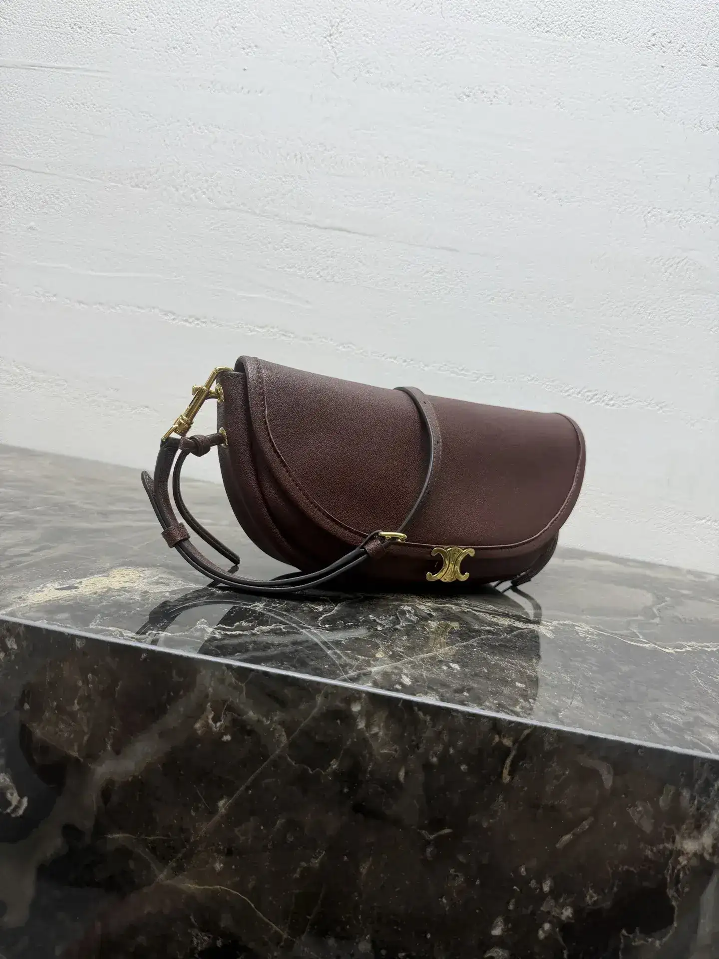 Celine Triomphe Lambskin Hobo Bag product photo from LabelPicks