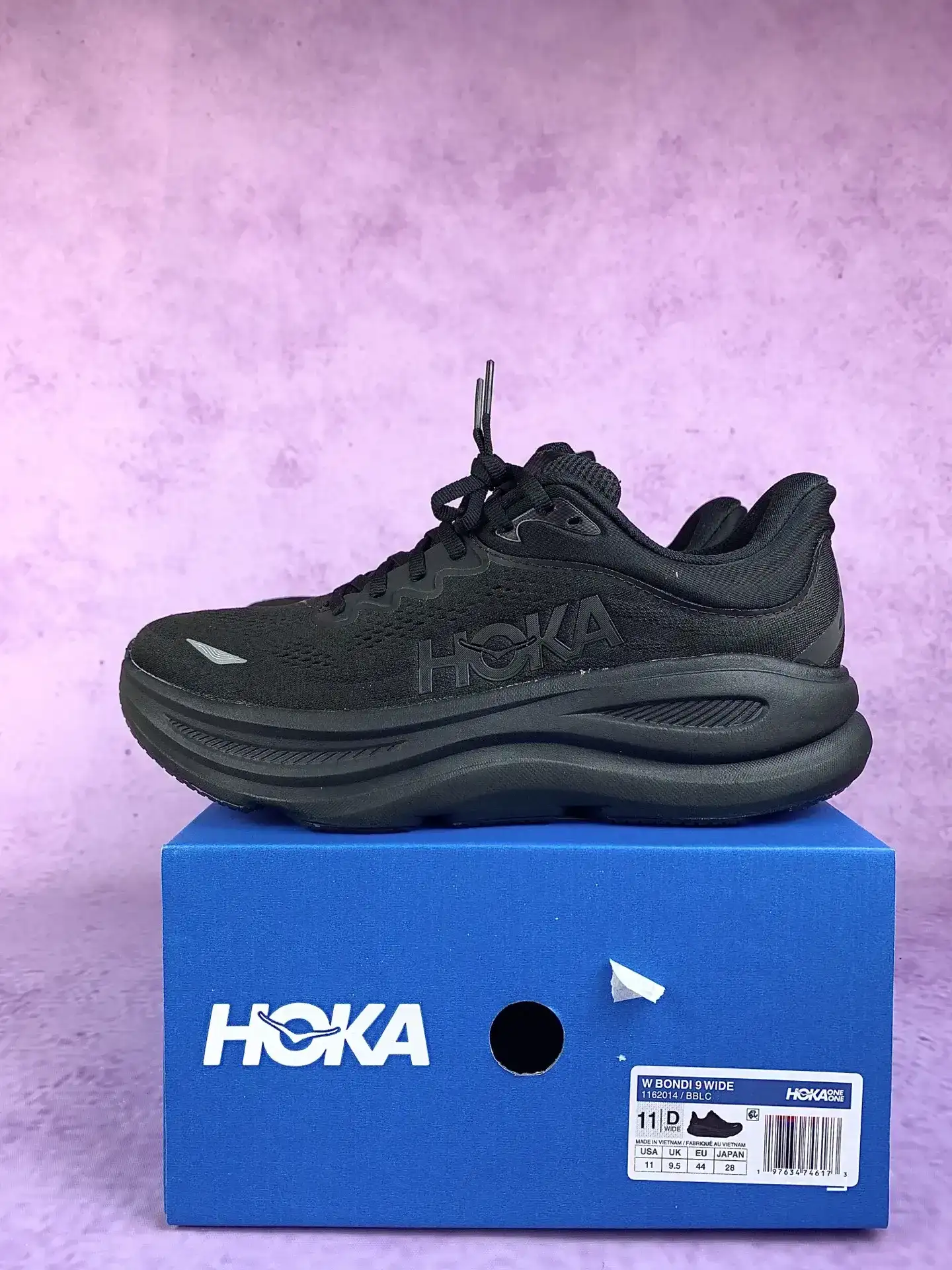 HOKA Bondi 9 Wide Road Running Shoes product photo from LabelPicks