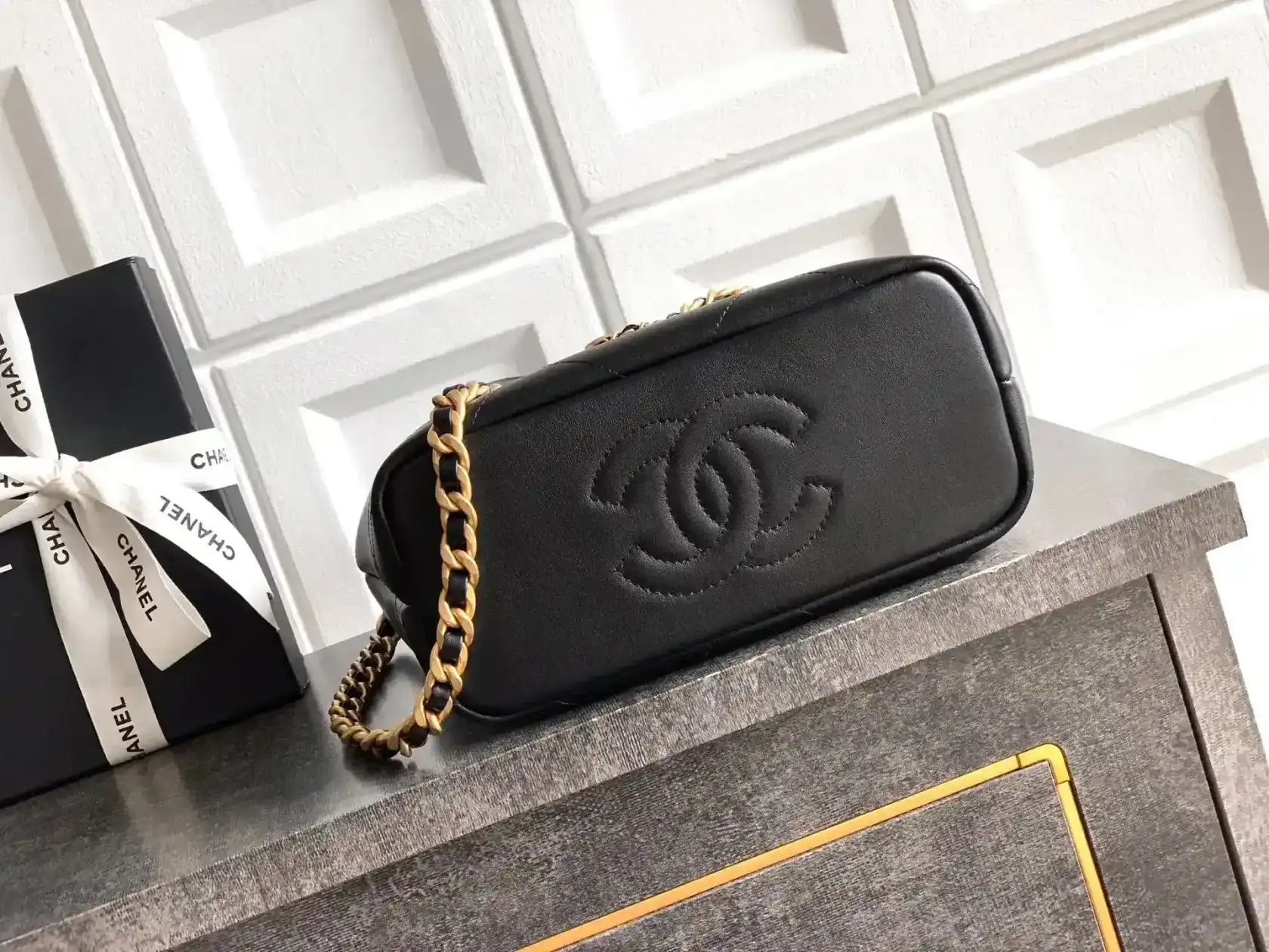 Chanel Black Quilted Leather Tote Bag product photo from LabelPicks