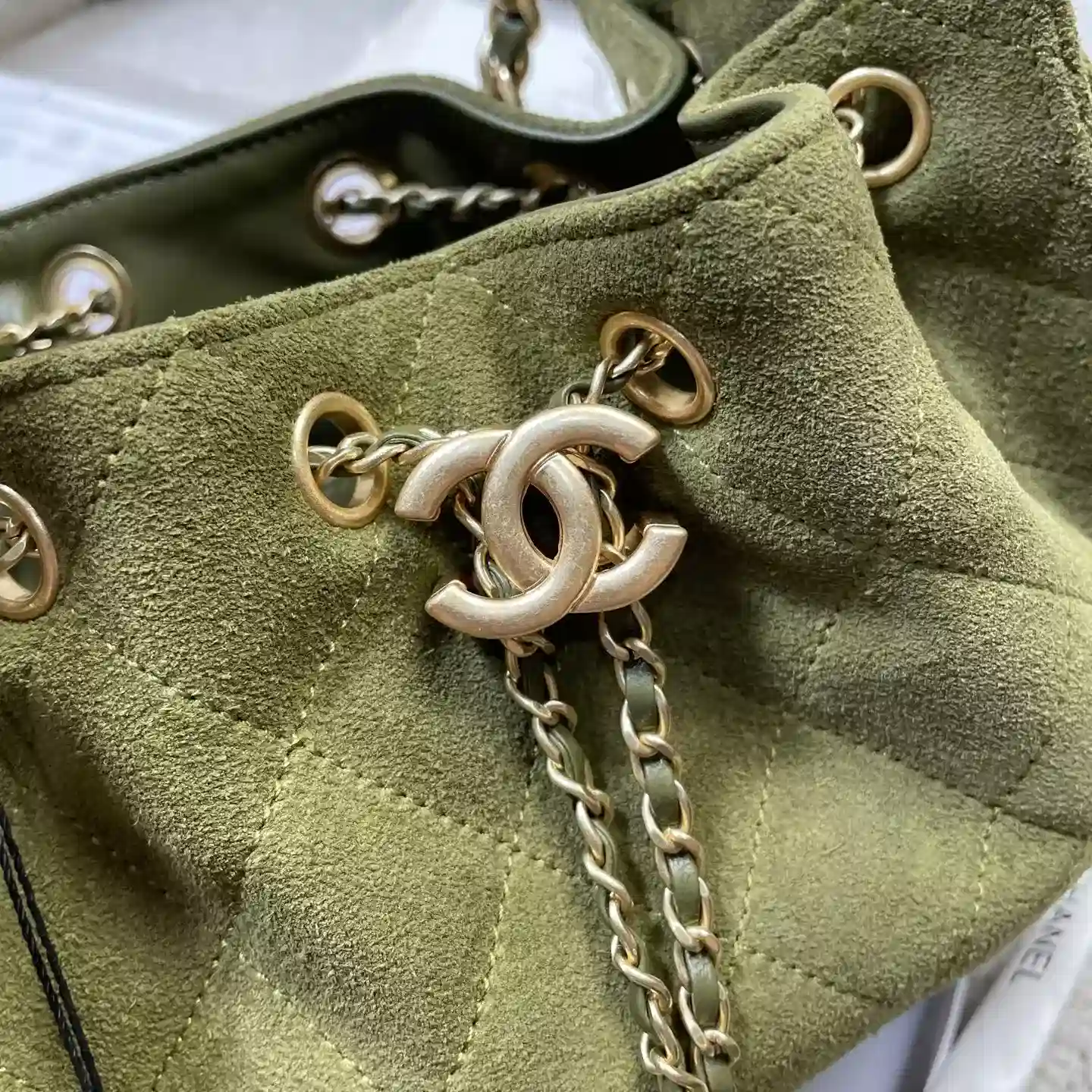 Chanel Gold Denim Hobo Bag product photo from LabelPicks