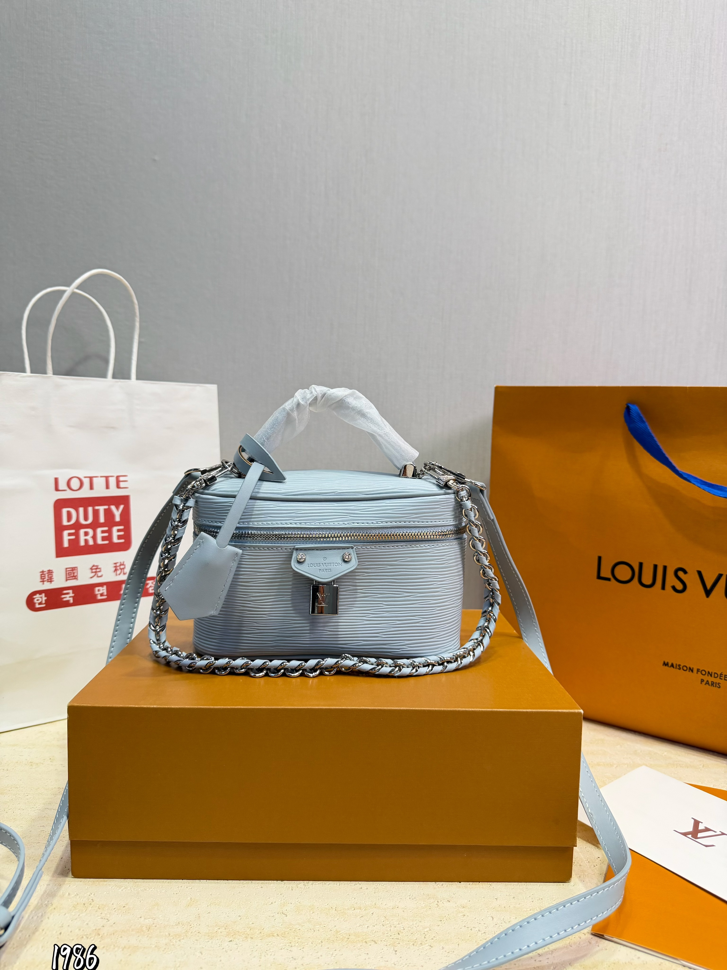 Lv VanityChain Pouch Makeup bag