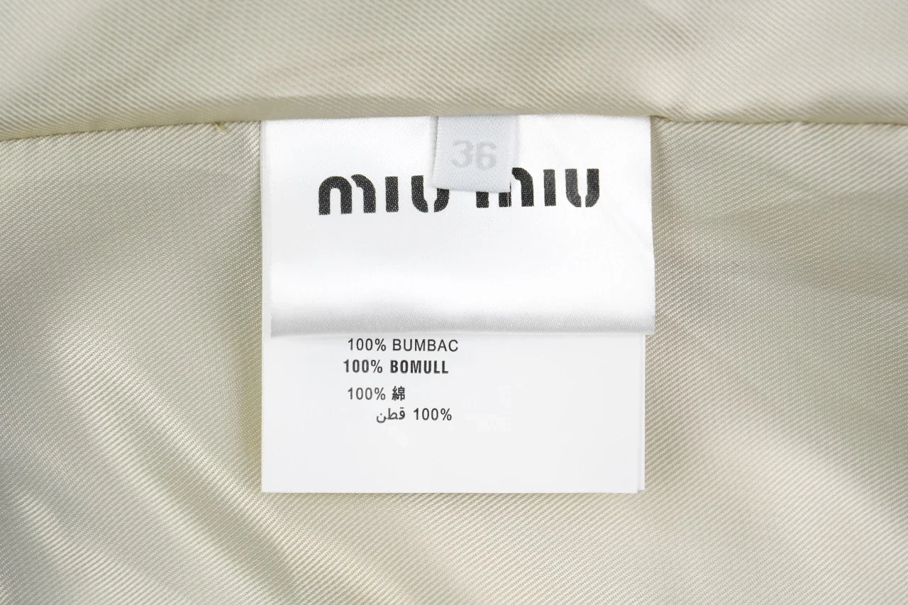 Miu Miu Beige Diamond Quilted Padded Jacket product photo from LabelPicks