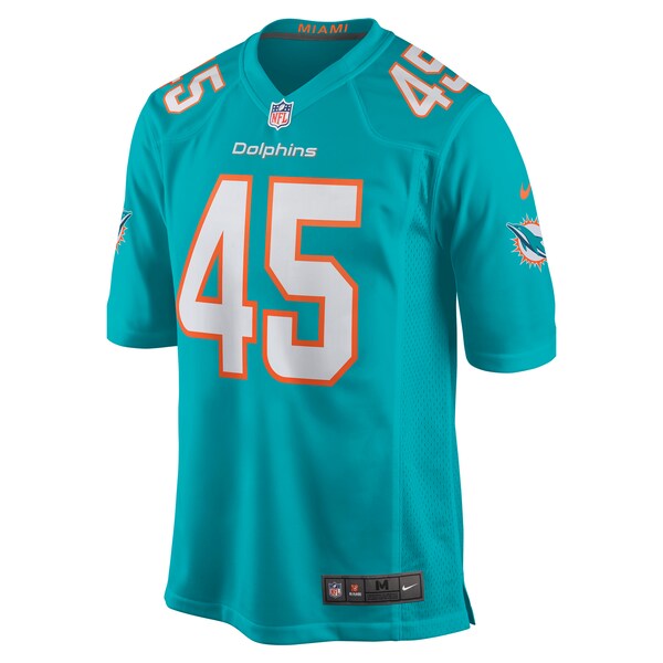 Duke Riley Miami Dolphins Nike Game Jersey - Aqua