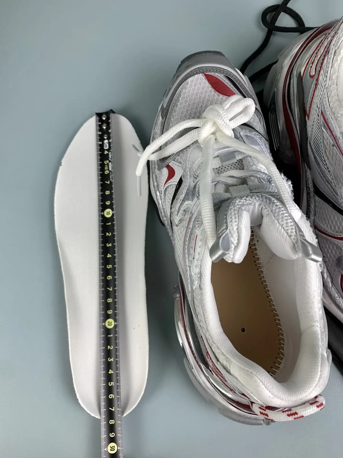 Runner 2.0 Sneaker in Off White/Red/Brown product photo from LabelPicks