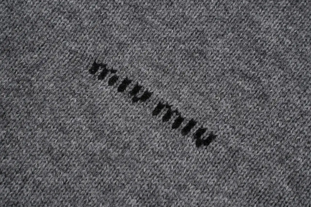 Miu Miu Grey Layered Effect V Neck Sweater product photo from LabelPicks