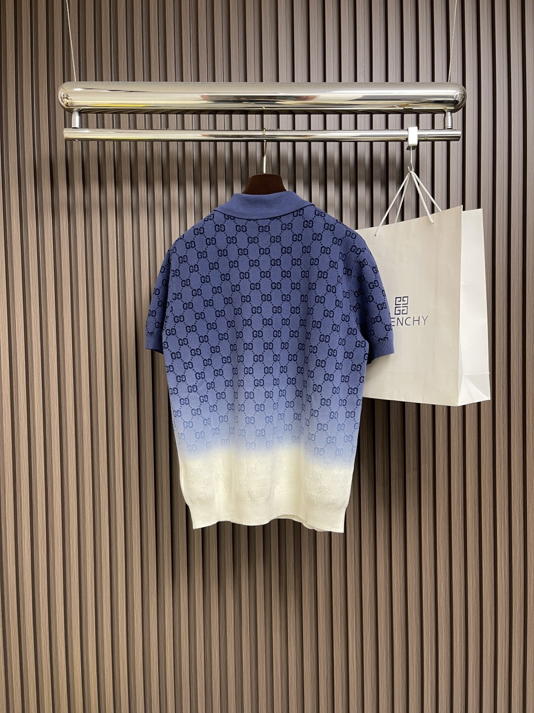 0529 Classic letter prints polo-shirt