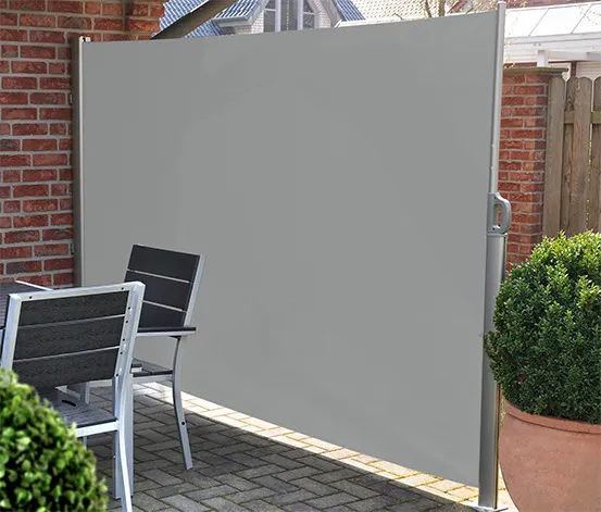 Leco Seitenmarkise 180 x 300 cm, hellgrau